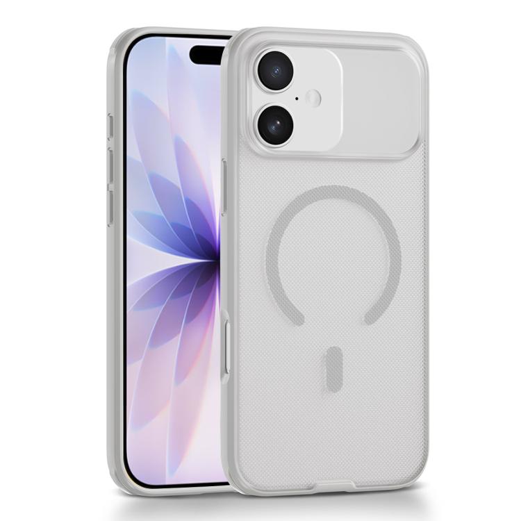 For iPhone 17 Frosted Dot Texture Magnetic Phone Case