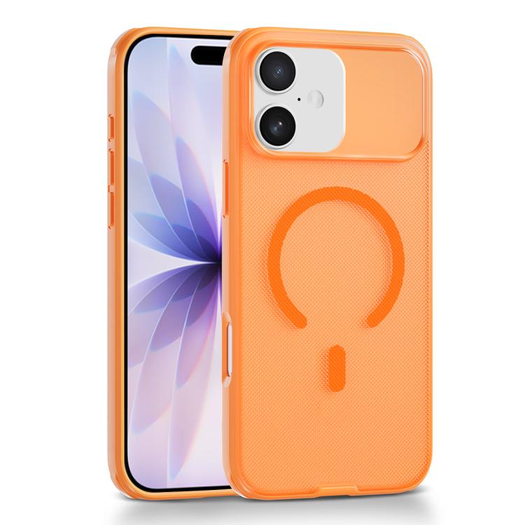 For iPhone 17 Frosted Dot Texture Magnetic Phone Case