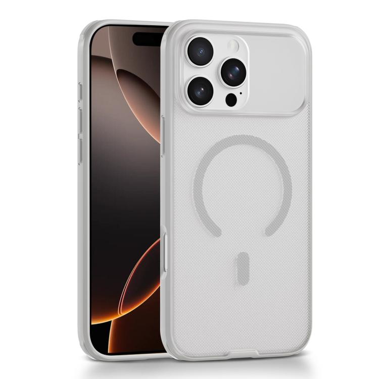 For iPhone 16 Pro Frosted Dot Texture Magnetic Phone Case