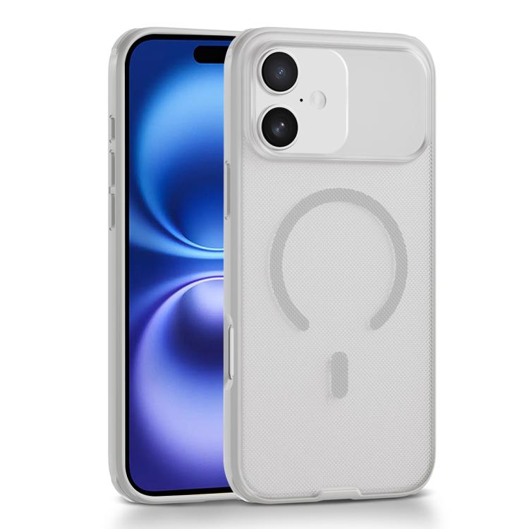 For iPhone 16 Frosted Dot Texture Magnetic Phone Case