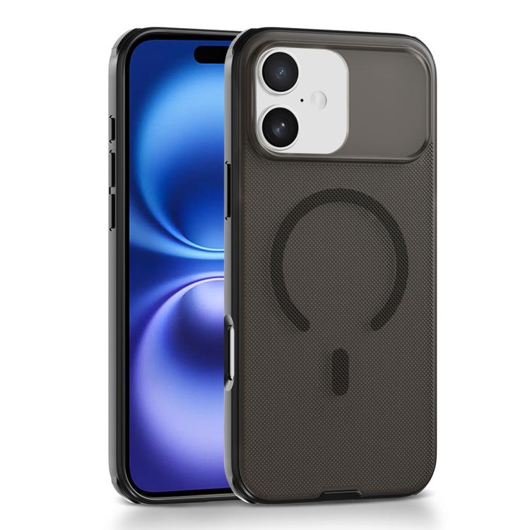 For iPhone 16 Frosted Dot Texture Magnetic Phone Case