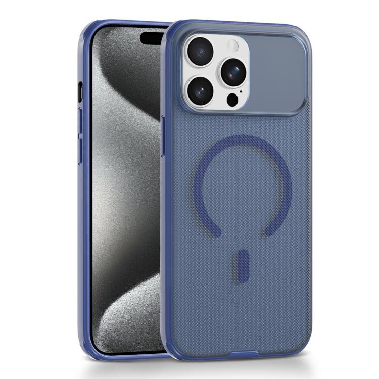 For iPhone 15 Pro Frosted Dot Texture Magnetic Phone Case
