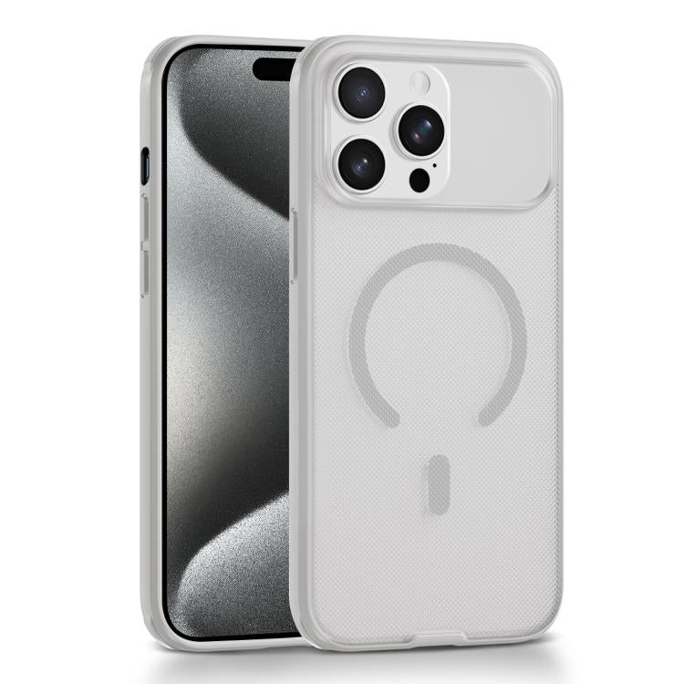 For iPhone 15 Pro Frosted Dot Texture Magnetic Phone Case
