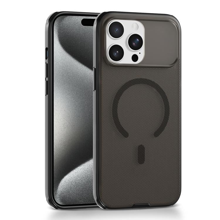 For iPhone 15 Pro Frosted Dot Texture Magnetic Phone Case