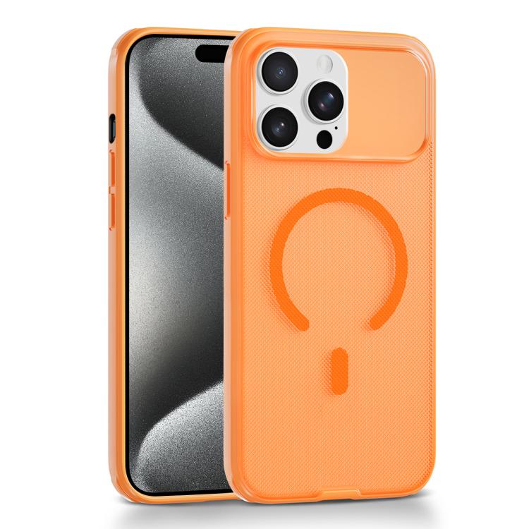 For iPhone 15 Pro Frosted Dot Texture Magnetic Phone Case