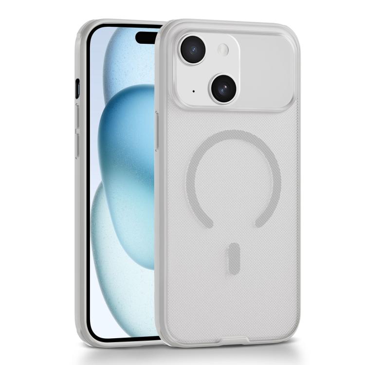 For iPhone 15 Frosted Dot Texture Magnetic Phone Case
