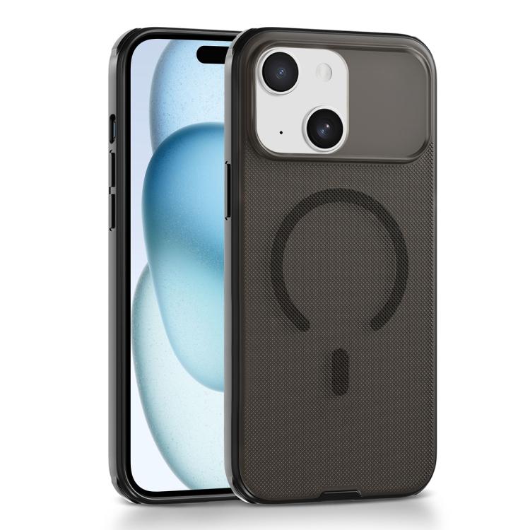 For iPhone 15 Frosted Dot Texture Magnetic Phone Case