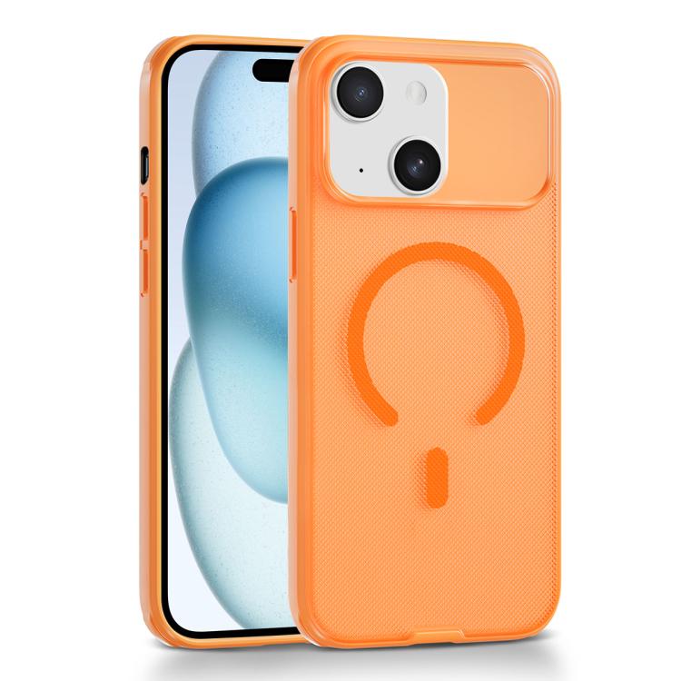 For iPhone 15 Frosted Dot Texture Magnetic Phone Case