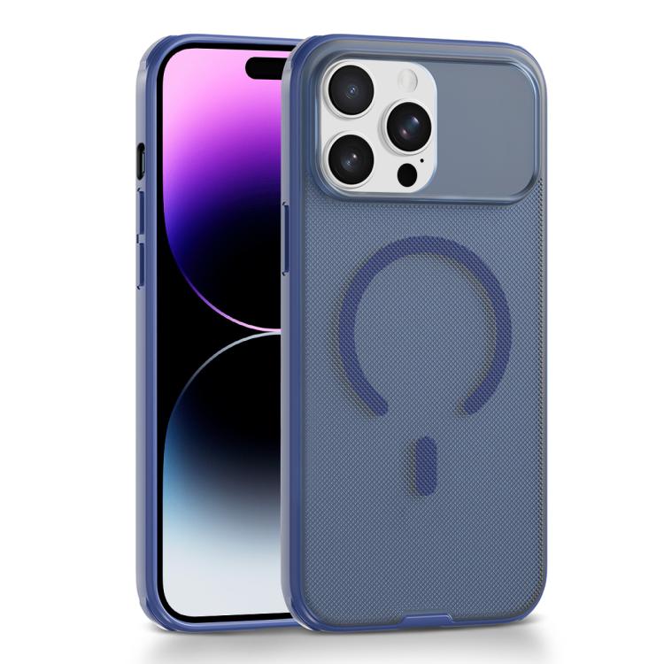 For iPhone 14 Pro Frosted Dot Texture Magnetic Phone Case