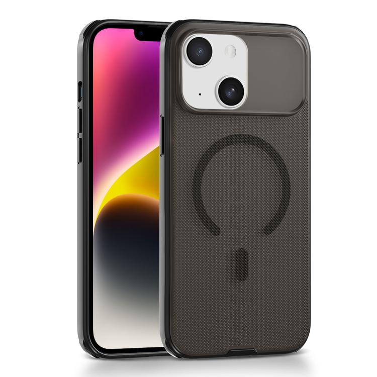 For iPhone 14 Frosted Dot Texture Magnetic Phone Case