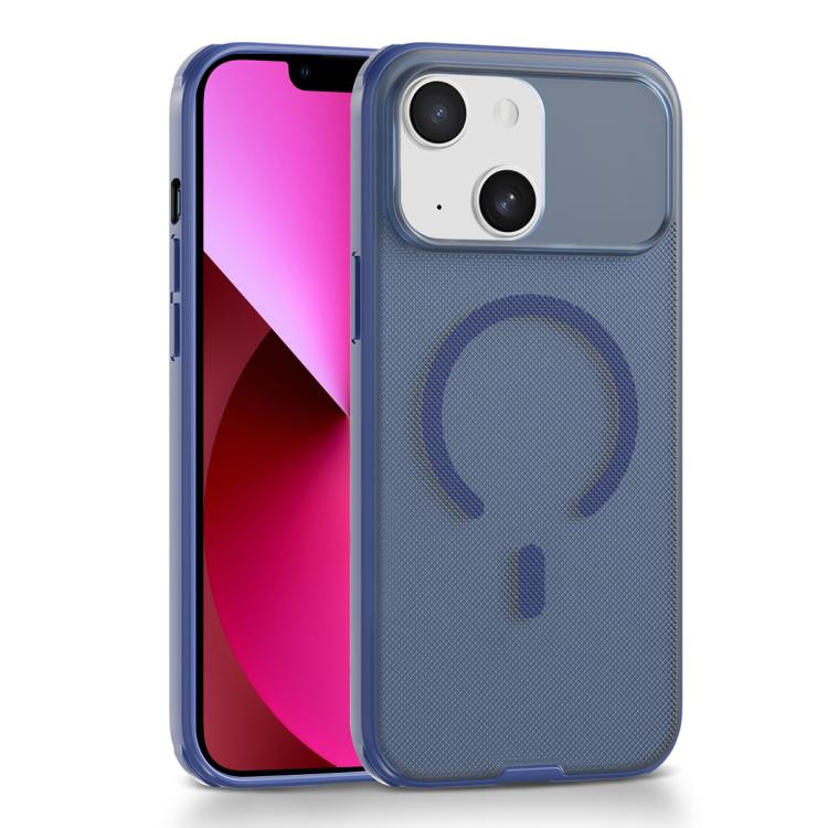 For iPhone 13 Frosted Dot Texture Magnetic Phone Case