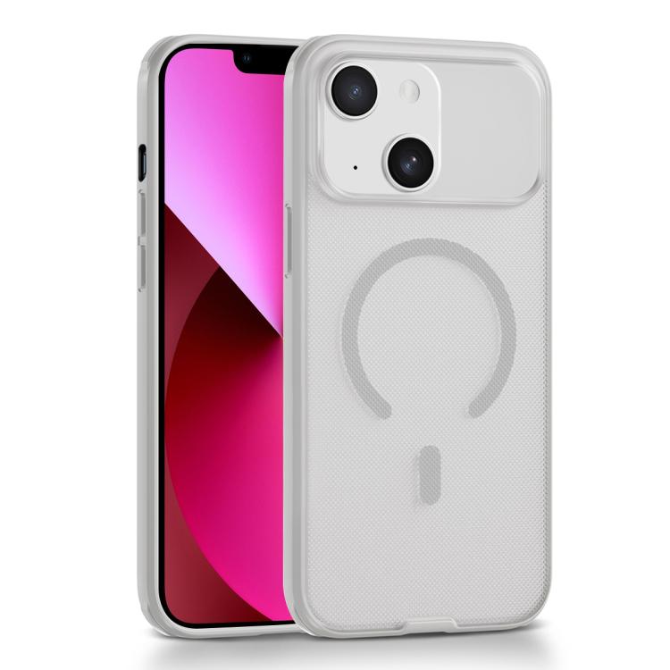 For iPhone 13 Frosted Dot Texture Magnetic Phone Case