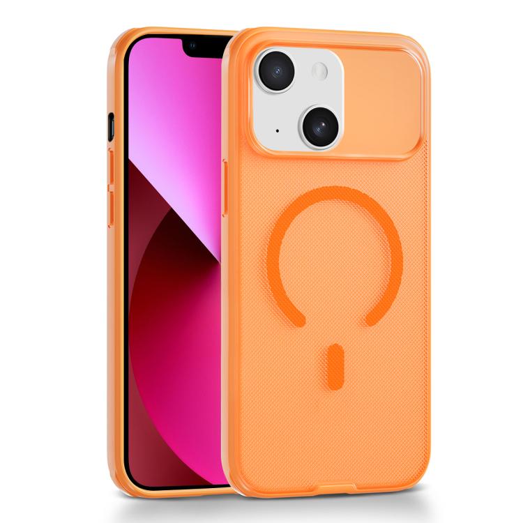 For iPhone 13 Frosted Dot Texture Magnetic Phone Case