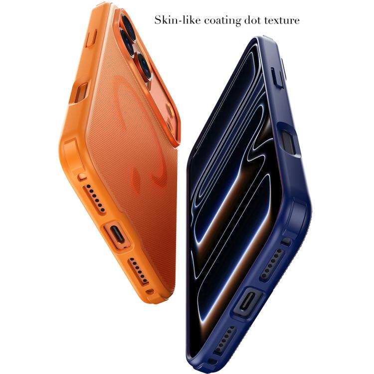 For iPhone 14 Pro Max Frosted Dot Texture Magnetic Phone Case