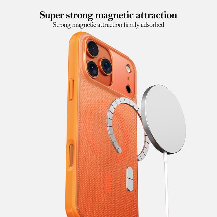 For iPhone 14 Pro Frosted Dot Texture Magnetic Phone Case