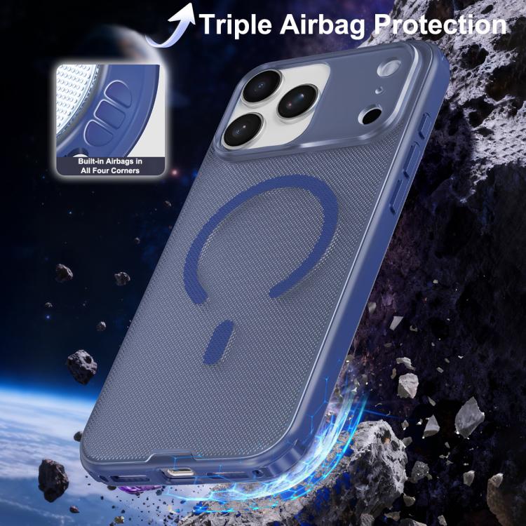 For iPhone 14 Pro Frosted Dot Texture Magnetic Phone Case