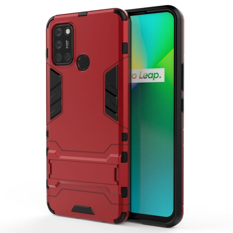 For OPPO Realme 7i PC + TPU Shockproof Protective Case with Invisible Holder