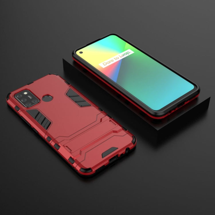 For OPPO Realme 7i PC + TPU Shockproof Protective Case with Invisible Holder