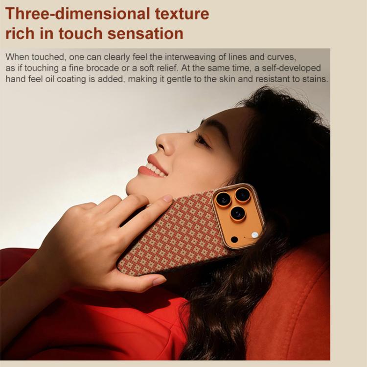 For iPhone 17 Pro Max Benks Color Shield C1 Classic Kevlar Magnetic Phone Case - Orange