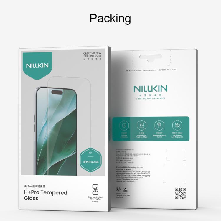 For OPPO Find N6 5G NILLKIN H+Pro 0.2mm 9H Explosion-proof Tempered Glass Film