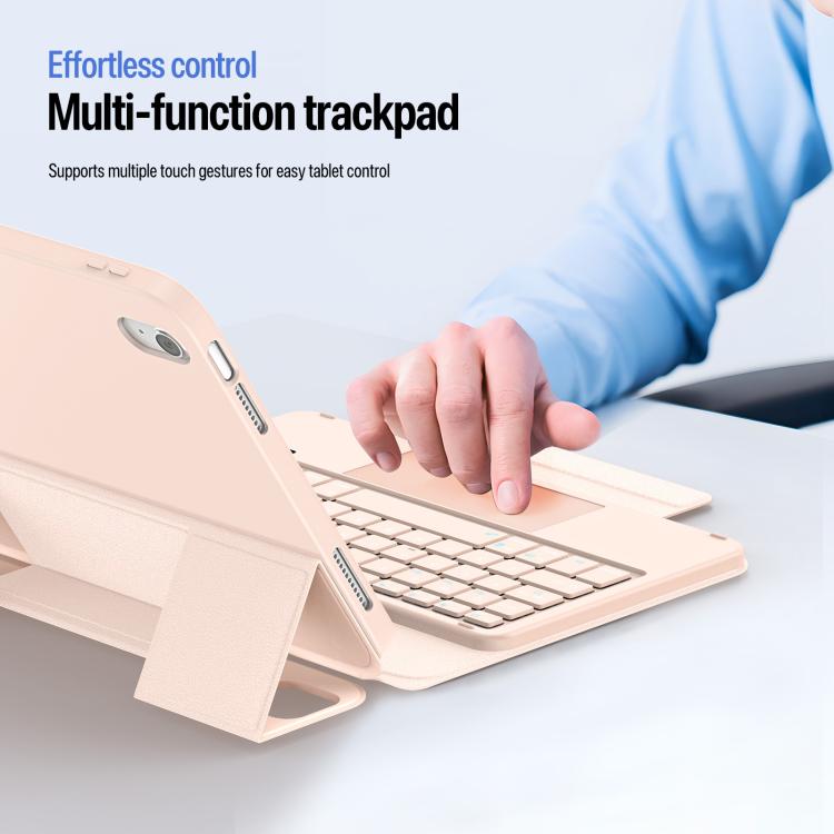 For iPad 2025 / 2022 DUX DUCIS YK Series Magnetic Wireless Keyboard Vegan Leather Tablet Case