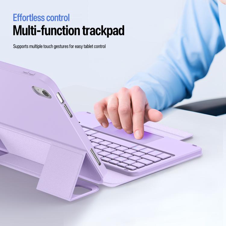 For iPad 2025 / 2022 DUX DUCIS YK Series Magnetic Wireless Keyboard Vegan Leather Tablet Case