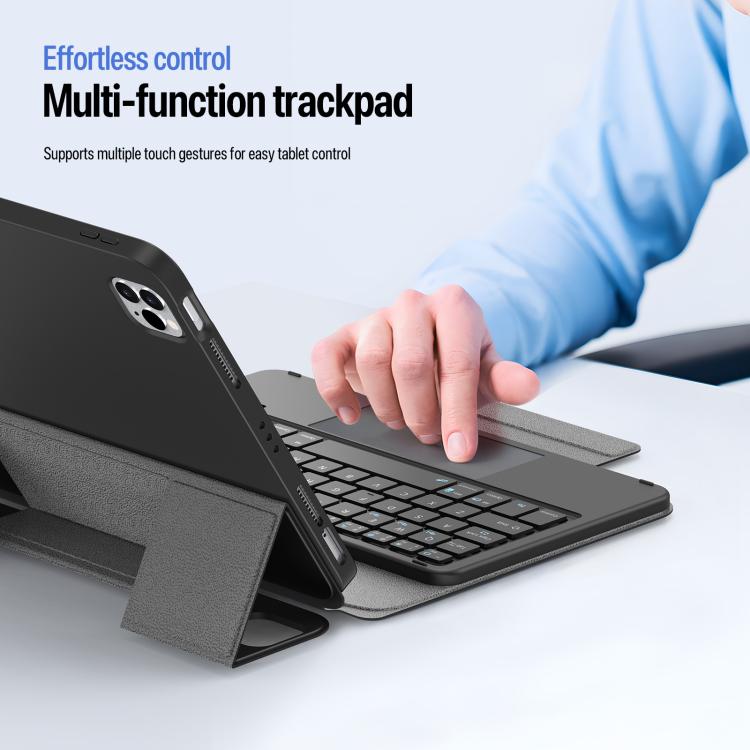 For iPad Air 11 2026 / 2025 / 2024 DUX DUCIS YK Series Magnetic Wireless Keyboard Vegan Leather Tablet Case