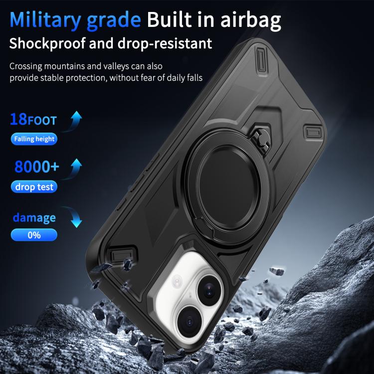 For iPhone 17 Dijia Rotating Bracket Magnetic Phone Case
