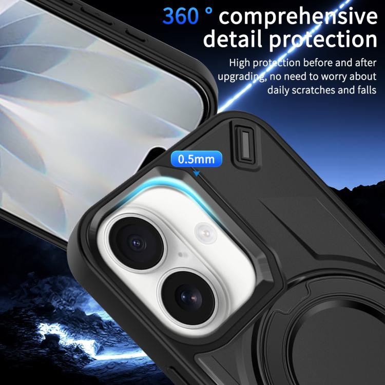 For iPhone 17 Dijia Rotating Bracket Magnetic Phone Case