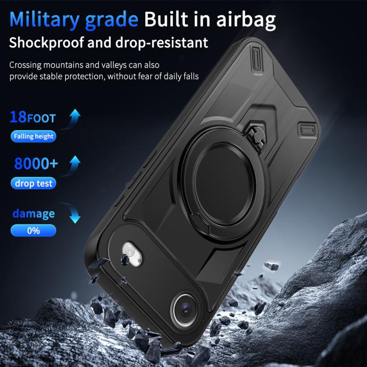 For iPhone Air Dijia Rotating Bracket Magnetic Phone Case
