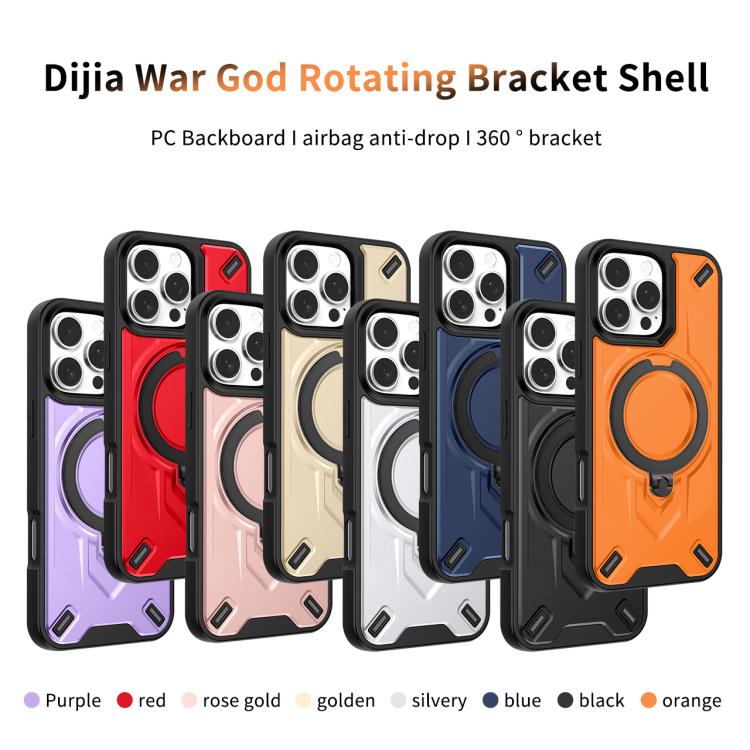 For iPhone 16 Pro Dijia Rotating Bracket Magnetic Phone Case