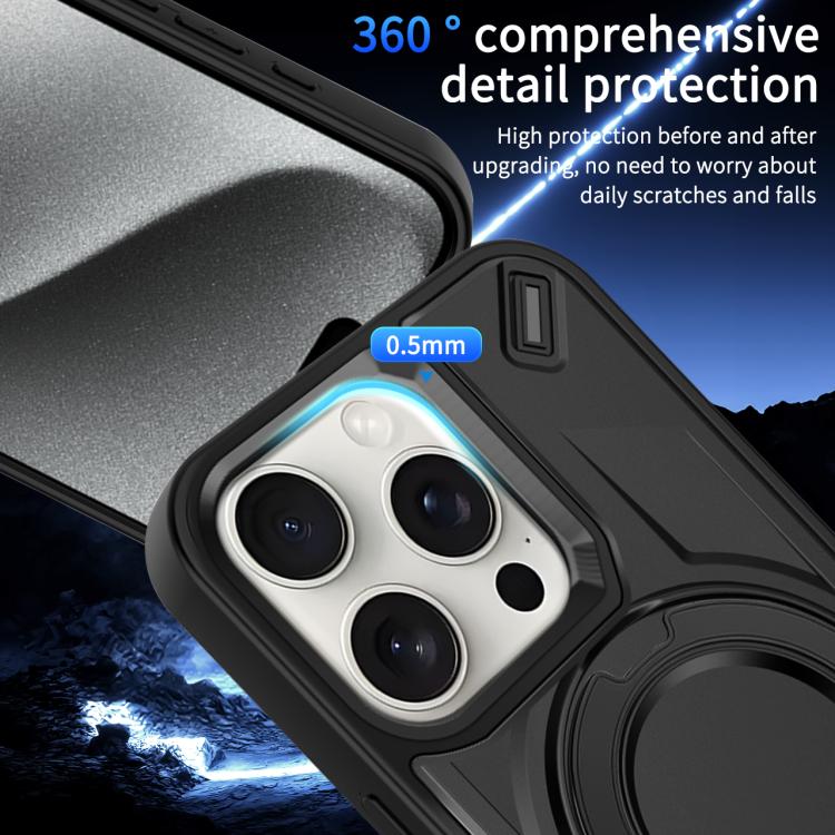 For iPhone 15 Pro Max Dijia Rotating Bracket Magnetic Phone Case