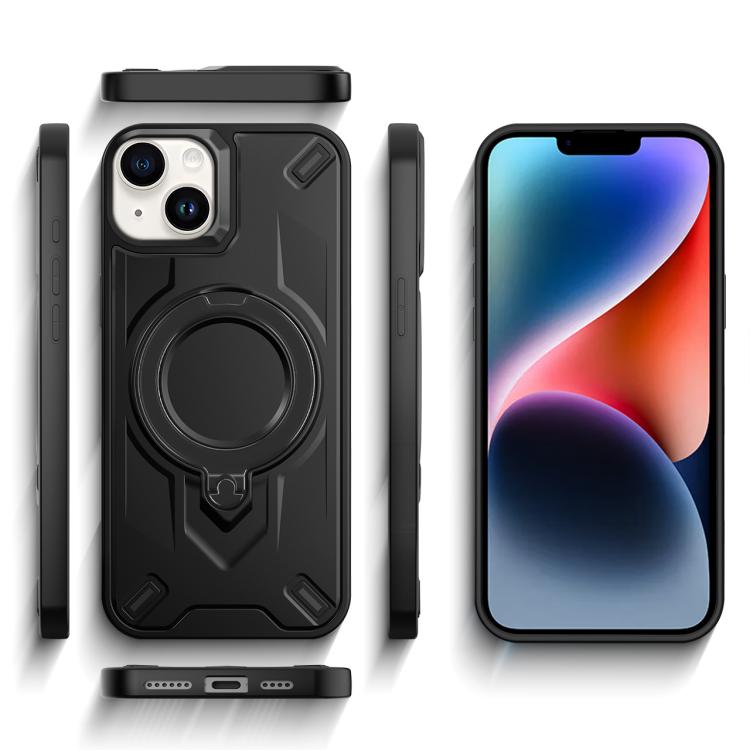 For iPhone 15 Plus Dijia Rotating Bracket Magnetic Phone Case