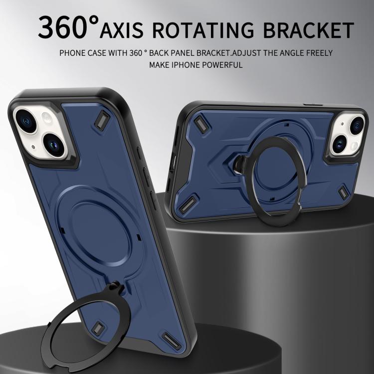 For iPhone 15 Plus Dijia Rotating Bracket Magnetic Phone Case