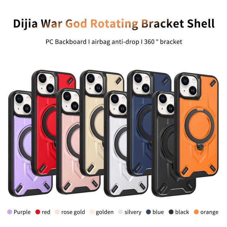 For iPhone 15 Plus Dijia Rotating Bracket Magnetic Phone Case