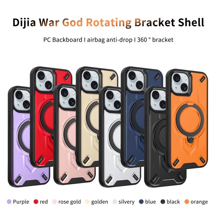 For iPhone 15 Dijia Rotating Bracket Magnetic Phone Case