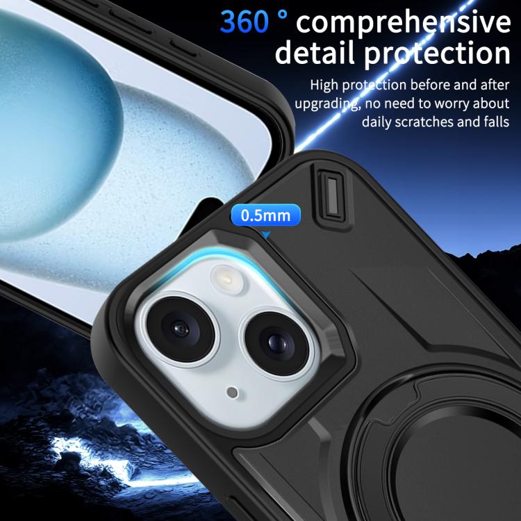 For iPhone 15 Dijia Rotating Bracket Magnetic Phone Case