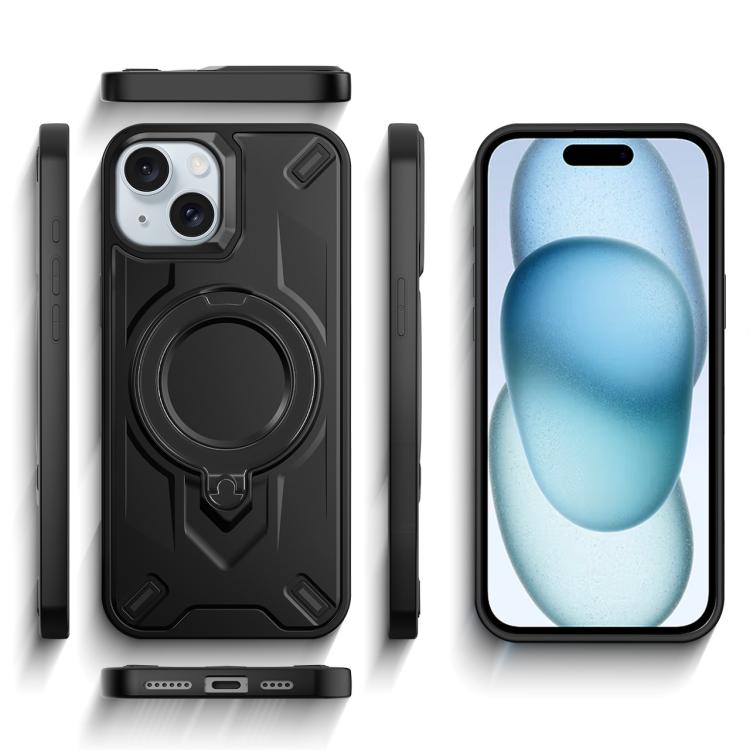 For iPhone 15 Dijia Rotating Bracket Magnetic Phone Case
