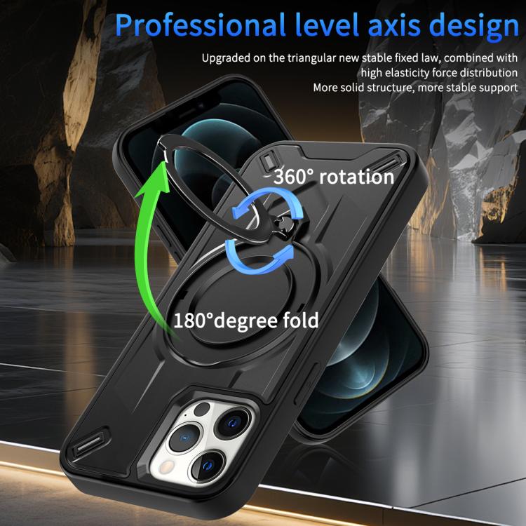 For iPhone 14 Pro Max Dijia Rotating Bracket Magnetic Phone Case