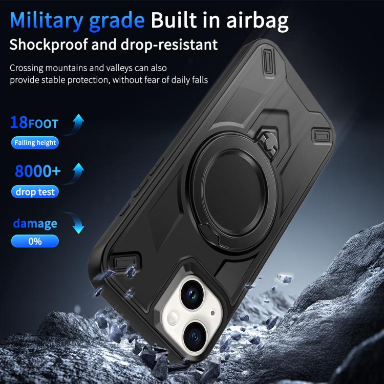 For iPhone 14 Plus Dijia Rotating Bracket Magnetic Phone Case