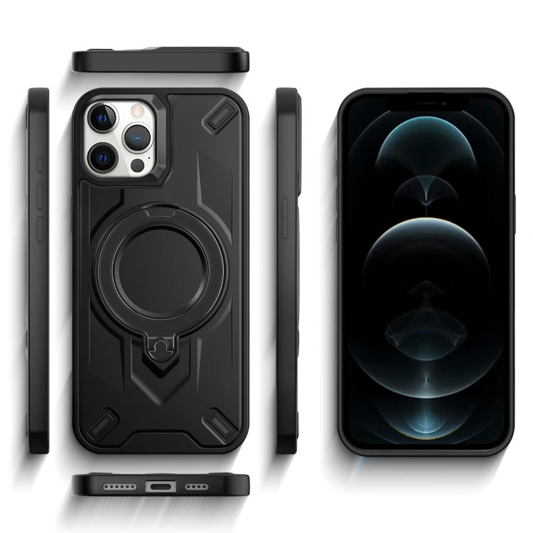 For iPhone 12 Pro Dijia Rotating Bracket Magnetic Phone Case