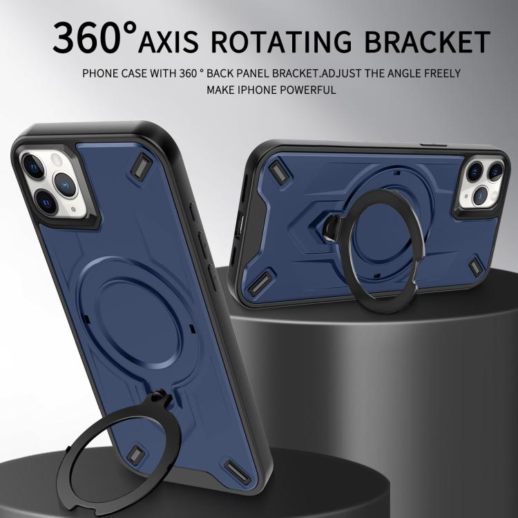 For iPhone 11 Pro Max Dijia Rotating Bracket Magnetic Phone Case