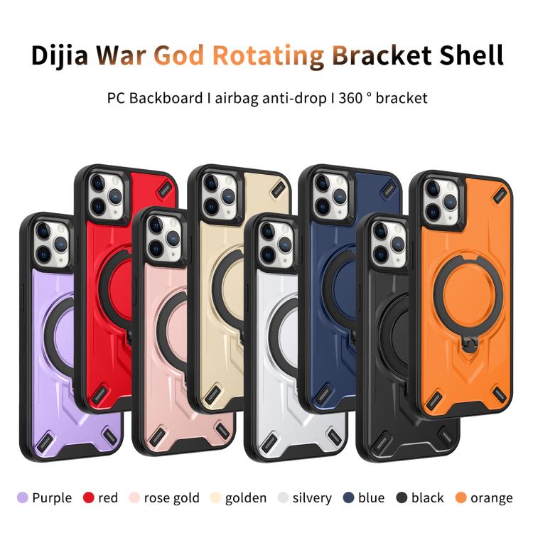 For iPhone 11 Pro Max Dijia Rotating Bracket Magnetic Phone Case
