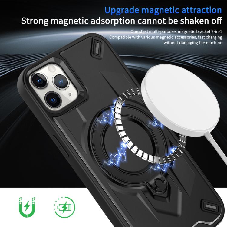 For iPhone 11 Pro Max Dijia Rotating Bracket Magnetic Phone Case