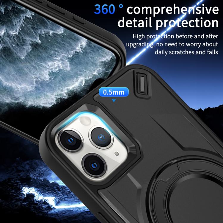 For iPhone 11 Pro Max Dijia Rotating Bracket Magnetic Phone Case