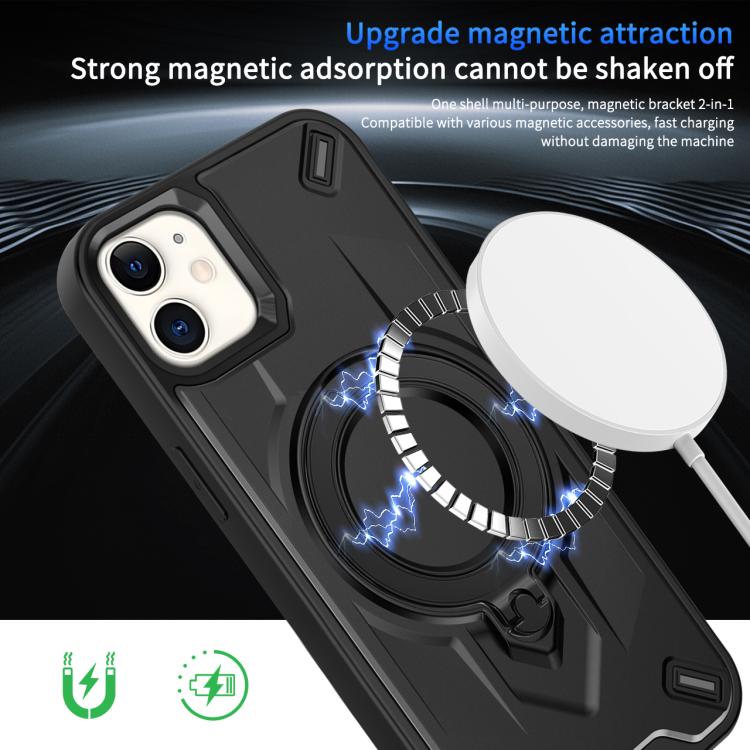 For iPhone 11 Dijia Rotating Bracket Magnetic Phone Case