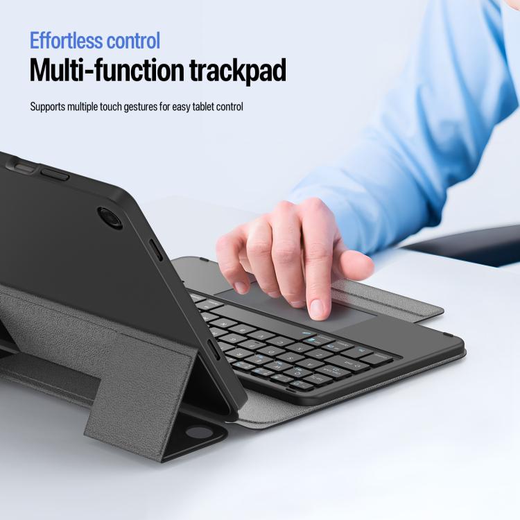 For Galaxy Tab A11+ / A9+ DUX DUCIS YK Series Magnetic Wireless Keyboard Vegan Leather Tablet Case