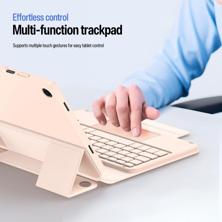 For Galaxy Tab A11+ / A9+ DUX DUCIS YK Series Magnetic Wireless Keyboard Vegan Leather Tablet Case