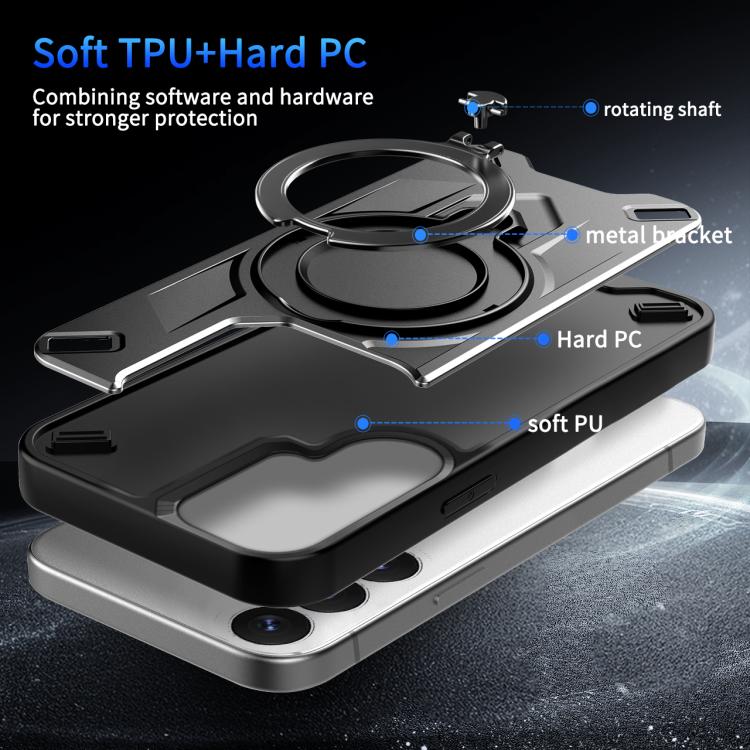 For Galaxy S26 5G Dijia Rotating Bracket Magnetic Phone Case