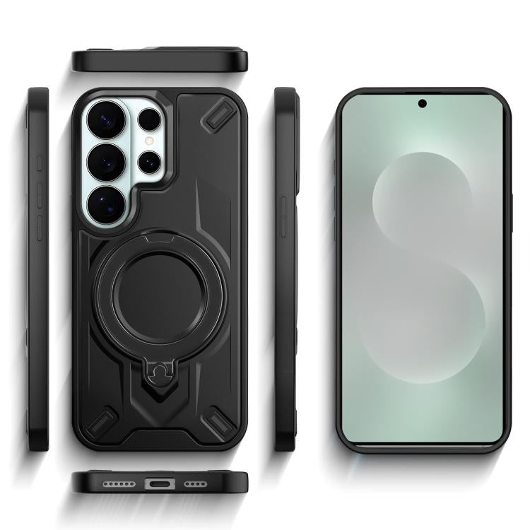 For Galaxy S26 Ultra 5G Dijia Rotating Bracket Magnetic Phone Case